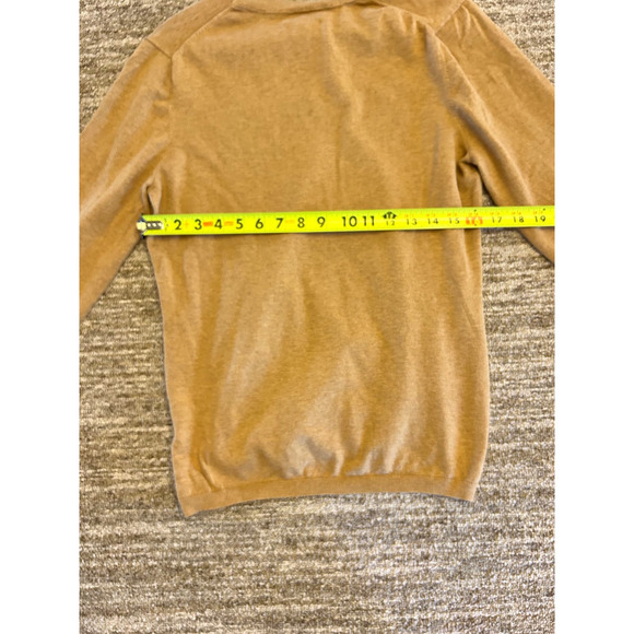 Tommy Hilfiger Brown V-Neck Pima Cotton Women's Jumper Size L - Picture 8 of 8